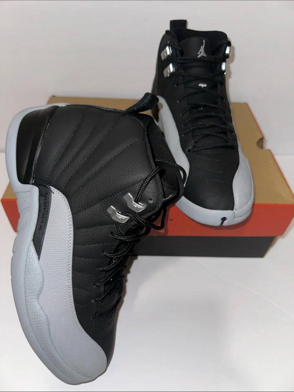 Jordan Men’s High-Top Sneakers in Black and Gray